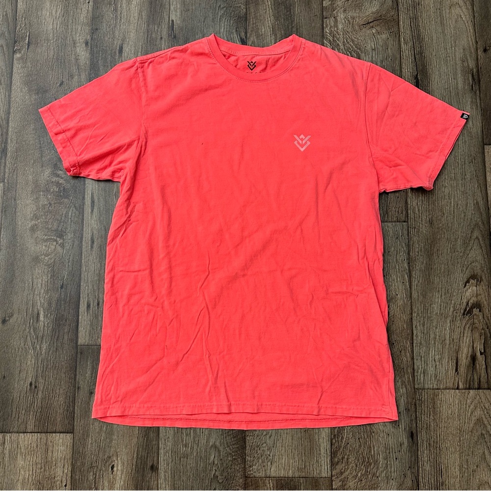Veece 100% cotton Short Sleeve T-shirt Men’s Size XL Coral